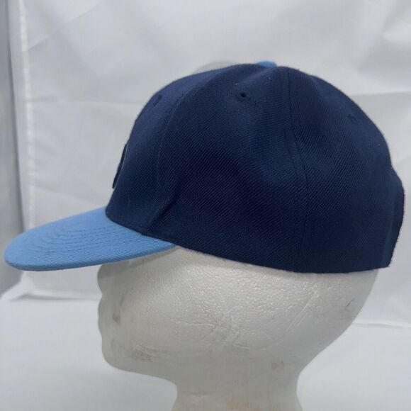 Bimm Ridder Trenton Thunder Cloud Logo MLB SnapBack YOUTH HAT NAVY/baby Blue - Picture 4 of 10